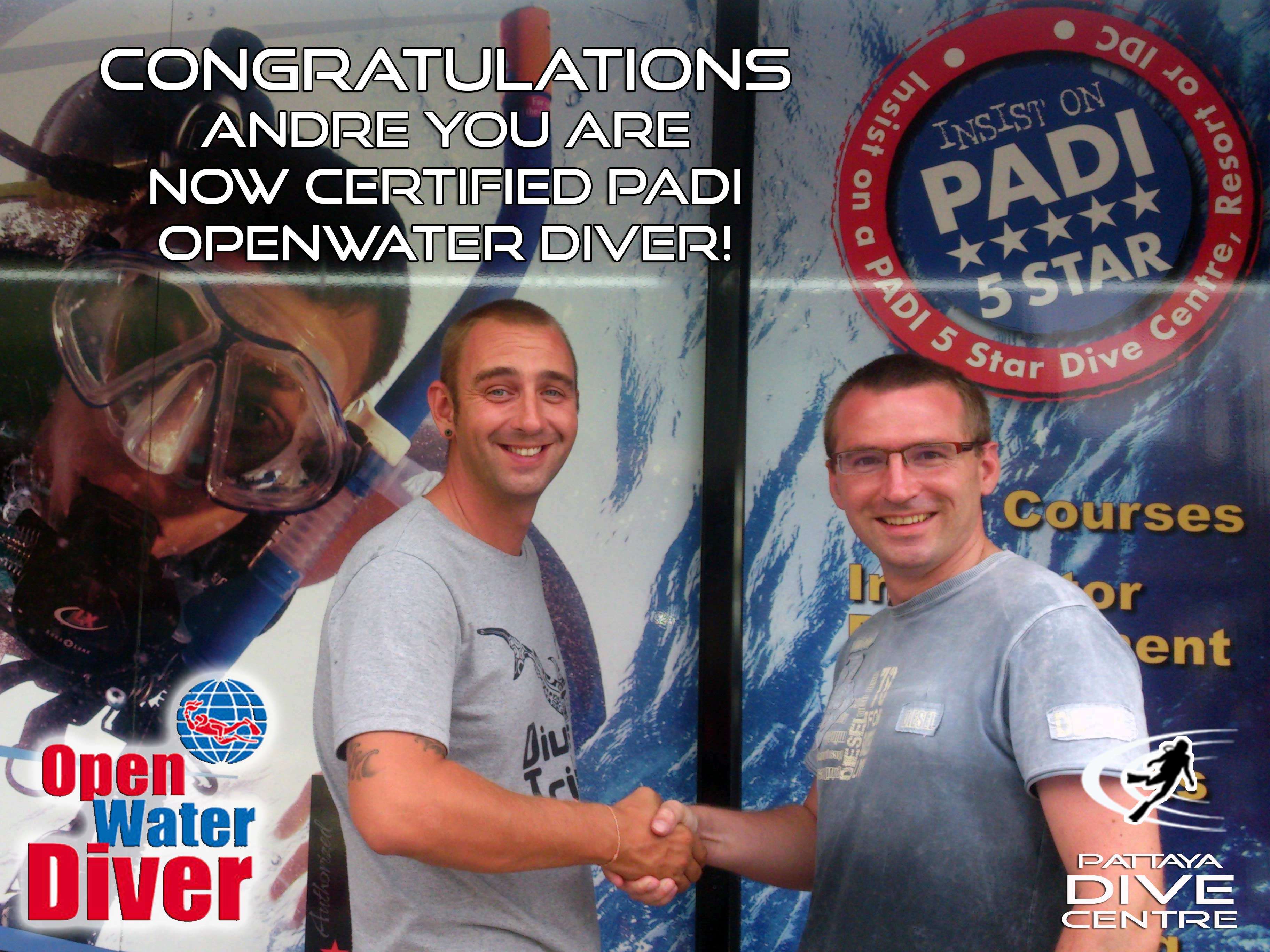 andre-openwater-diver-pattaya Andrew Jennings PADI Instructor