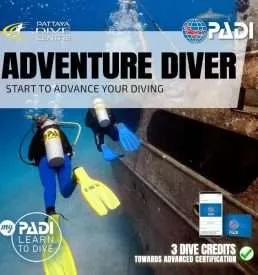 PADI Adventure diving advancing scuba in Pattaya