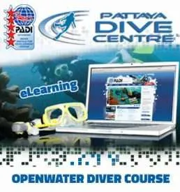 PADI Openwater Diver Course and eLearning Pattaya Thailand