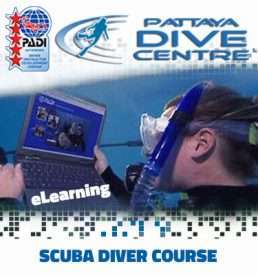 PADI Scuba Dver Course eLearning Pattaya Thailand