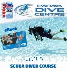 PADI Scuba Dver Course and ebook Pattaya Thailand