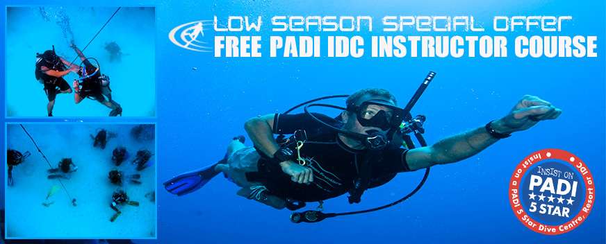 low season special offer free PADI IDC Instructor course pattaya Thailand low season special offer free PADI IDC Instructor course pattaya Thailand
