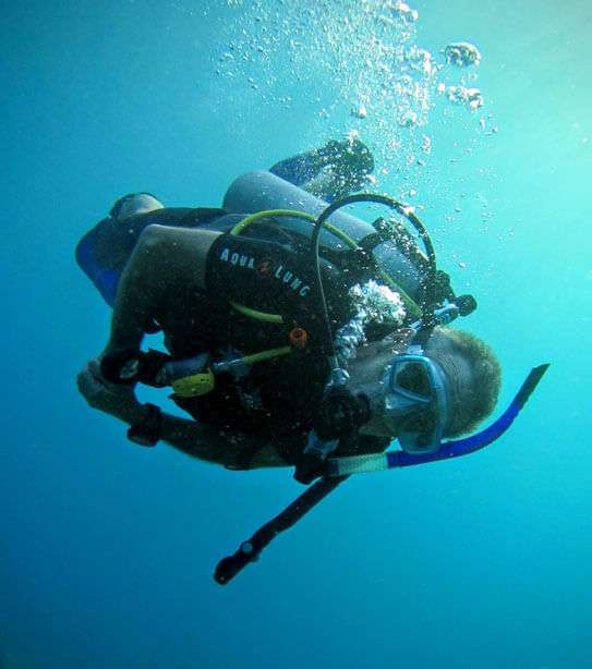 Andy Douglas Master Diver story