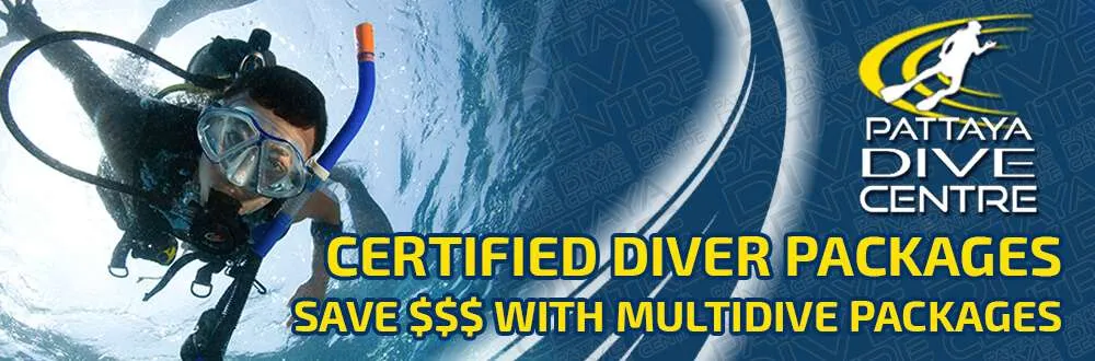 Dive Packages Special Offer Pattaya Dive Centre