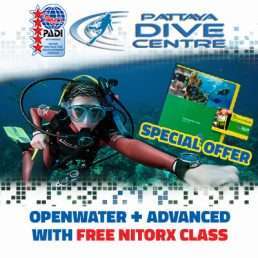 Open Water Advanced nitrox Course Package Pattaya