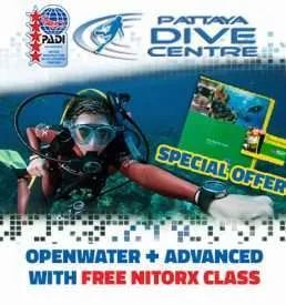 Open Water Advanced nitrox Course Package Pattaya