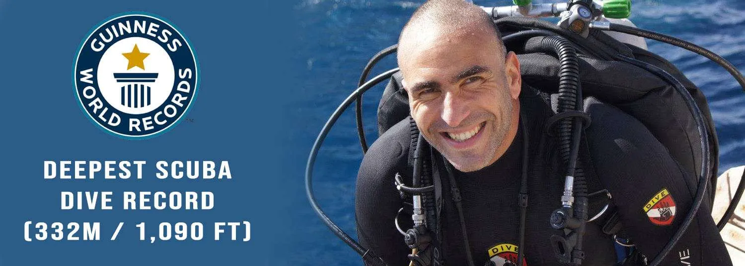 Deepest Scuba dive record Guinness World Record