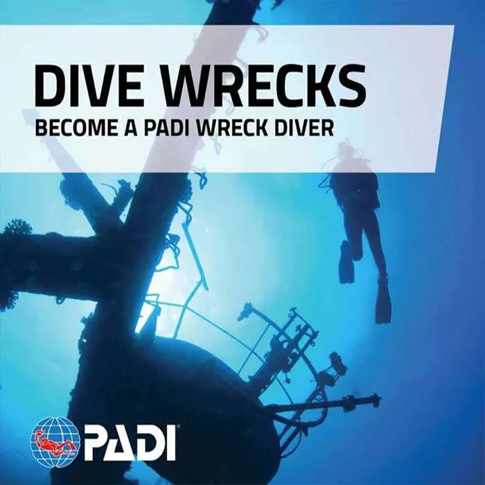 Wreck Diving Pattaya Course PADI Specialty Courses Thailand