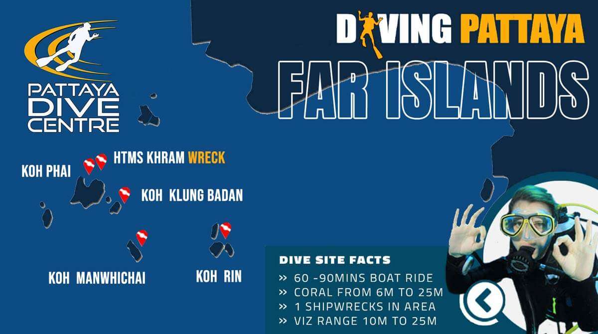 Best Pattaya Far Islands Dive Sites and Maps Best Pattaya Far Islands Dive Sites and Maps