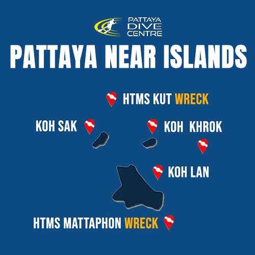 Pattaya Near Islands Dive Sites Thailand Gulf Pattaya Near Islands Dive Sites Thailand Gulf