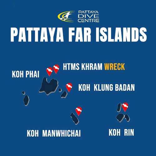 Pattaya far Islands Dive Sites Thailand Gulf Pattaya far Islands Dive Sites Thailand Gulf