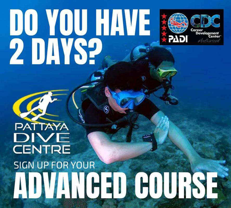 PADI Advanced Your diving skills in Pattaya PADI Advanced Your diving skills in Pattaya