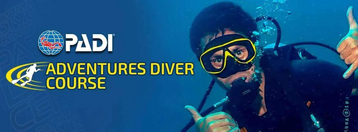 PADI Adventure Diver Courses in Thailand Adventure Diver Next Level Padi
