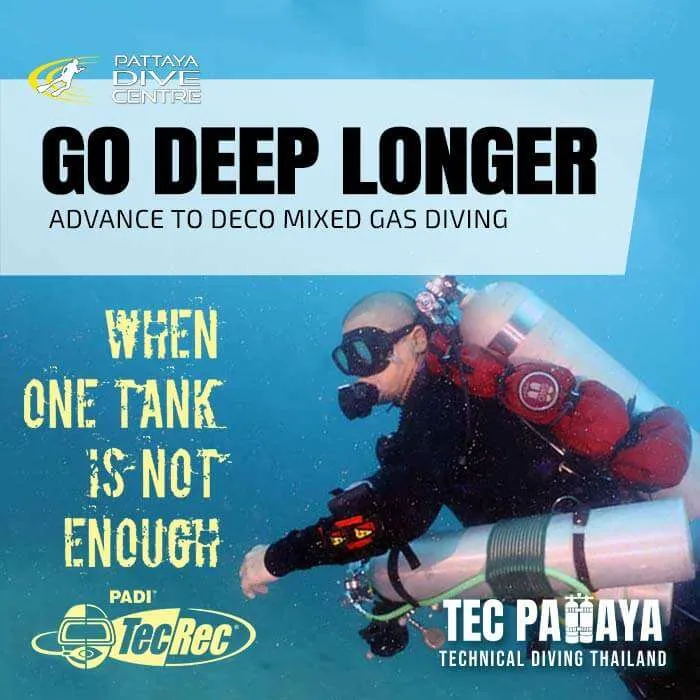 Technical Diving Courses Thailand TEC Pattaya Technical Diving Courses Thailand TEC Pattaya